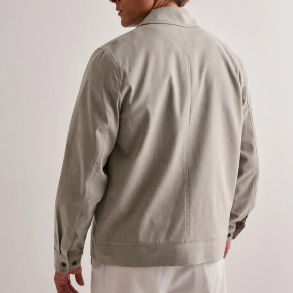 BNWT SS25 LES DEUX COMO SLUB COACH BOMBER JACKET S - Picture 11 of 11